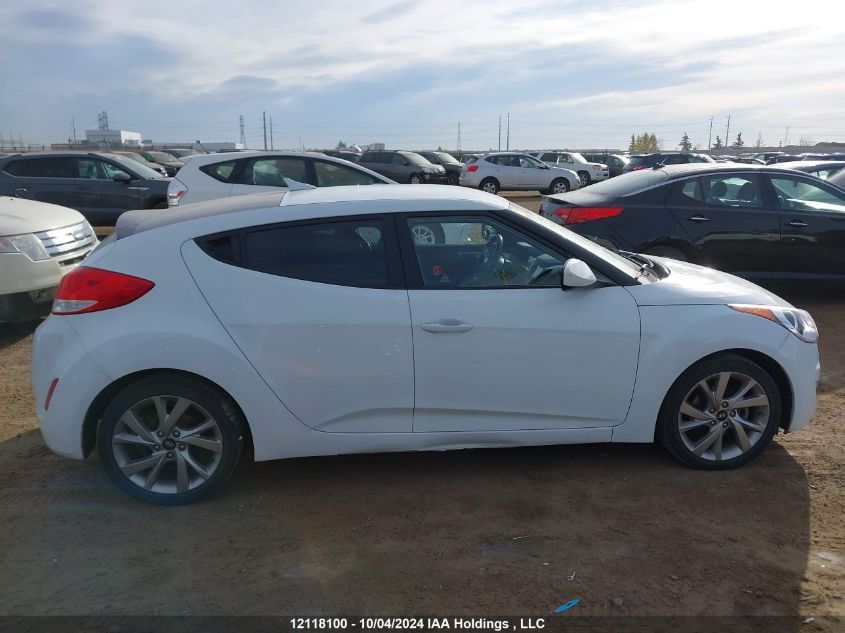 2016 Hyundai Veloster VIN: KMHTC6AD9GU265460 Lot: 12118100