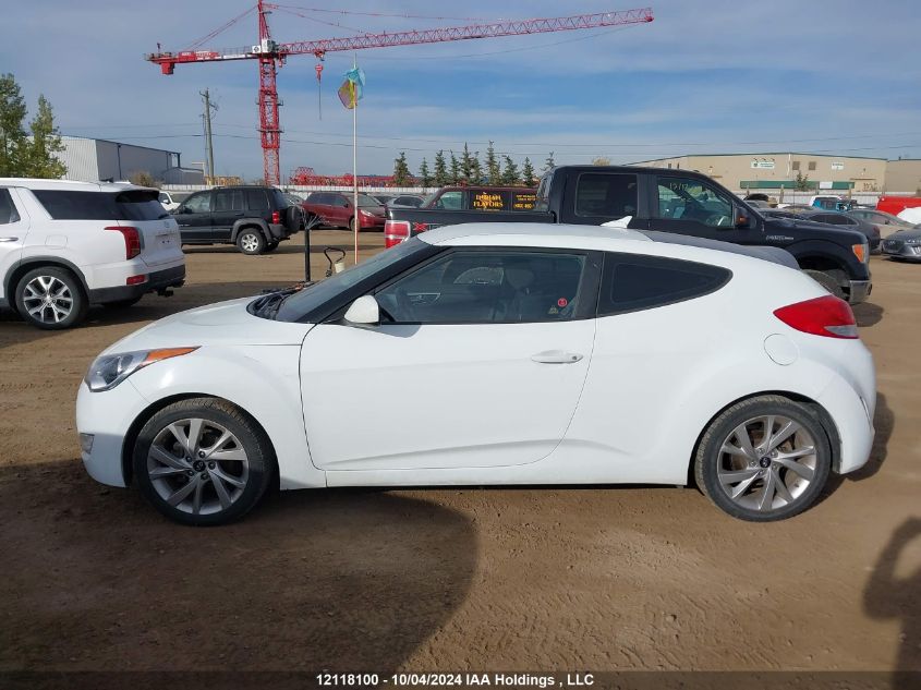 2016 Hyundai Veloster VIN: KMHTC6AD9GU265460 Lot: 12118100