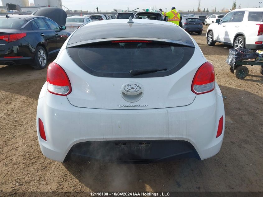 2016 Hyundai Veloster VIN: KMHTC6AD9GU265460 Lot: 12118100