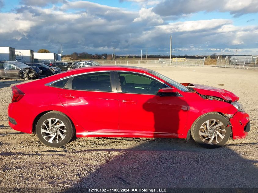 2017 Honda Civic Ex 4Dr VIN: 2HGFC2F83HH020617 Lot: 12118182