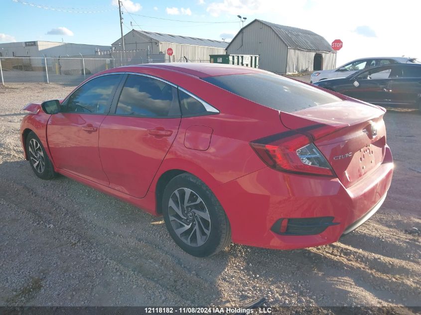 2017 Honda Civic Ex 4Dr VIN: 2HGFC2F83HH020617 Lot: 12118182