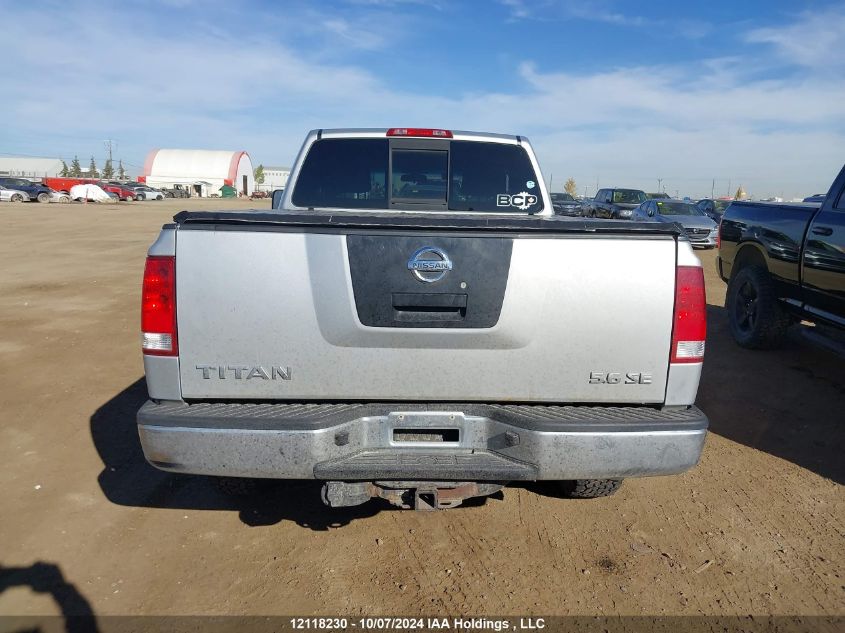 2007 Nissan Titan Xe/Se/Le VIN: 1N6AA06B27N222141 Lot: 12118230