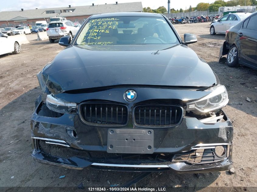 2014 BMW 328 Xi VIN: WBA3B3C50EJ979145 Lot: 12118243