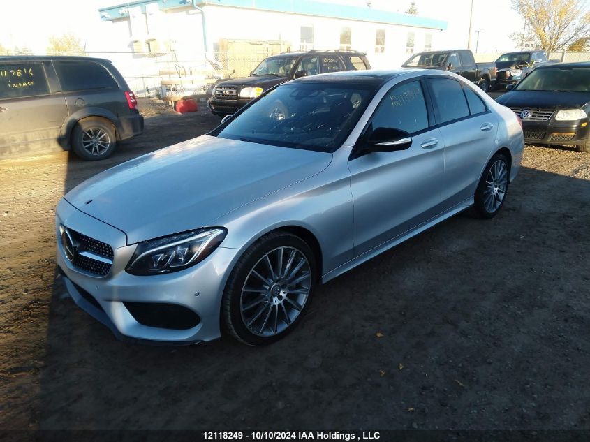 55SWF6GB1FU044214 2015 MERCEDES-BENZ C CLASS - Image 2