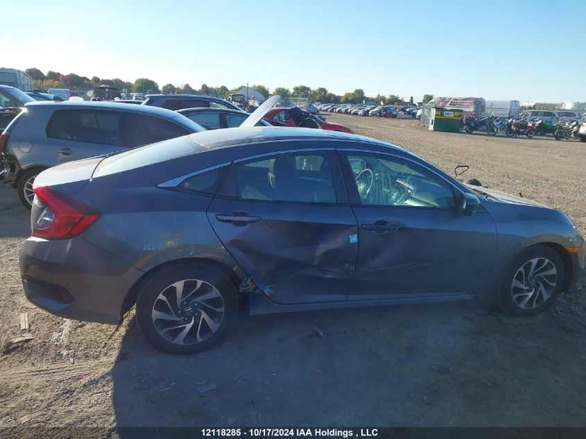 2018 Honda Civic Ex 4Dr VIN: 2HGFC2F8XJH016117 Lot: 12118285