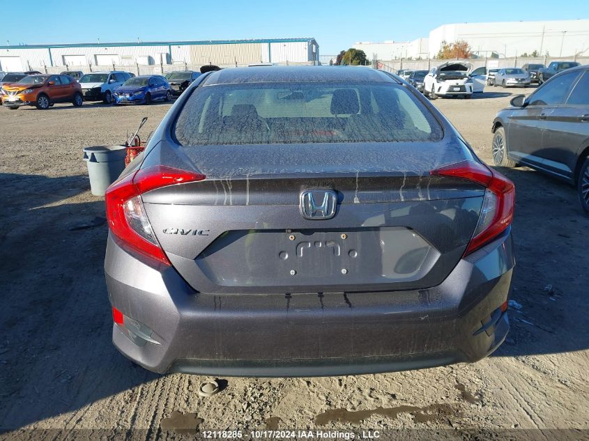 2018 Honda Civic Ex 4Dr VIN: 2HGFC2F8XJH016117 Lot: 12118285