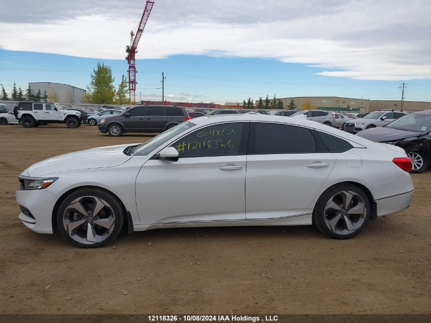 2020 Honda Accord Touring VIN: 1HGCV1F96LA801476 Lot: 12118326