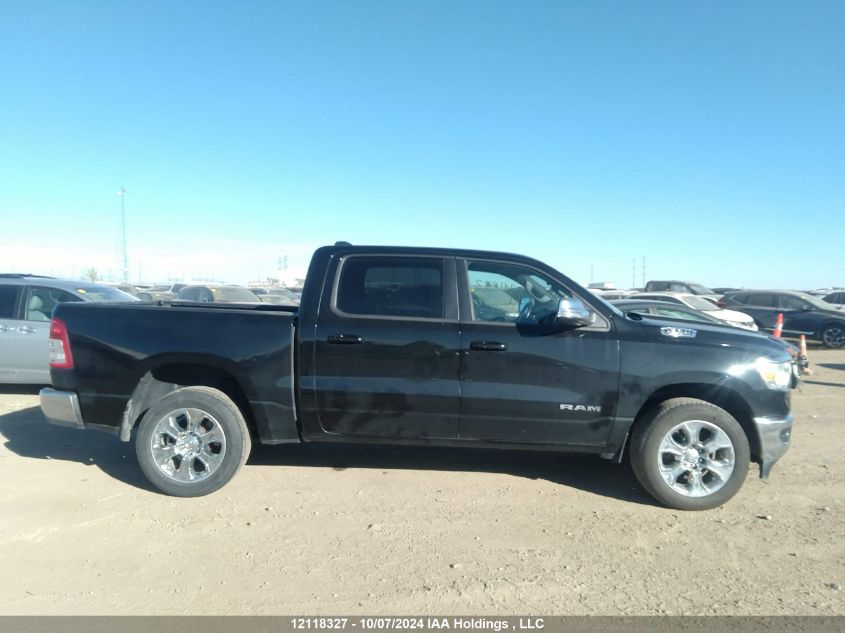 2021 Ram 1500 Big Horn/Lone Star VIN: 1C6SRFFT3MN545595 Lot: 12118327