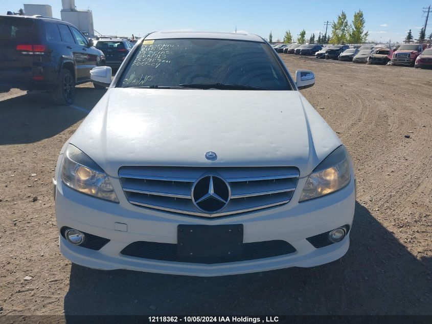 2009 Mercedes-Benz C-Class VIN: WDDGF52X29F261313 Lot: 12118362