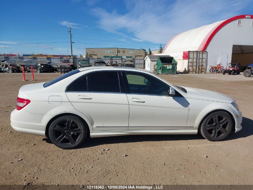 2009 Mercedes-Benz C-Class VIN: WDDGF52X29F261313 Lot: 12118362