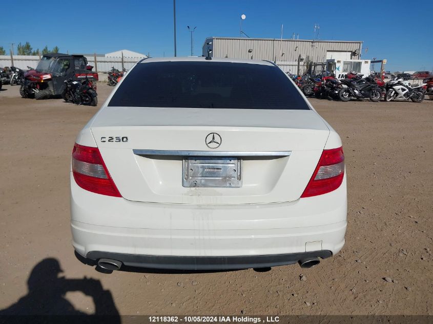 2009 Mercedes-Benz C-Class VIN: WDDGF52X29F261313 Lot: 12118362