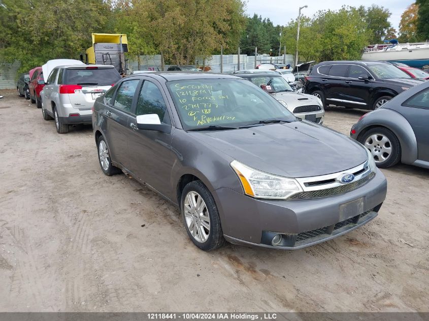 2010 Ford Focus Sel VIN: 1FAHP3HNXAW274777 Lot: 12118441