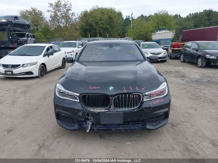 2016 BMW 7 Series VIN: WBA7B0C55GG526719 Lot: 12118476