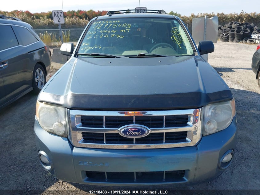2010 Ford Escape Xlt VIN: 1FMCU0D77AKC26790 Lot: 12118483