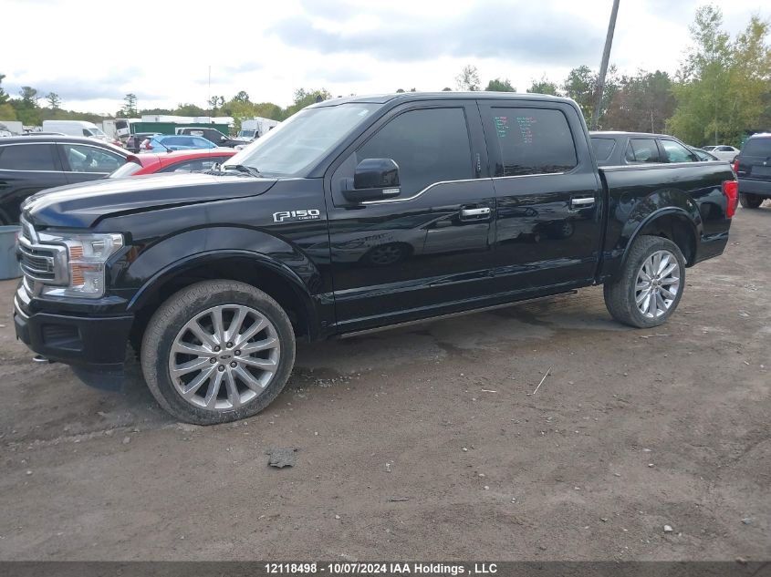 2018 Ford F-150 Limited VIN: 1FTEW1EG5JFA37284 Lot: 12118498