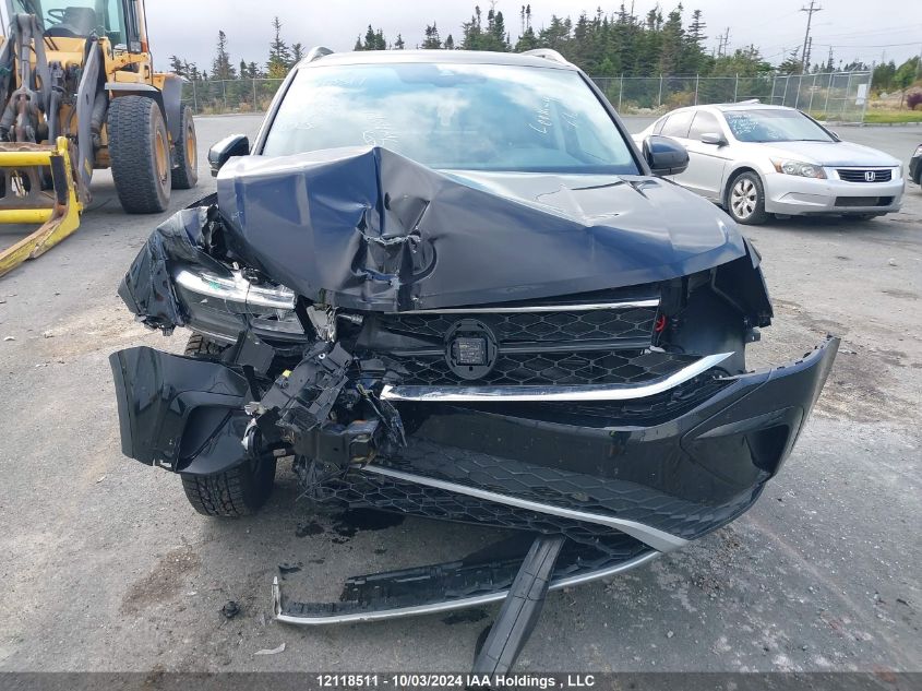 2024 Volkswagen Taos VIN: 3VVVX7B27RM011422 Lot: 12118511