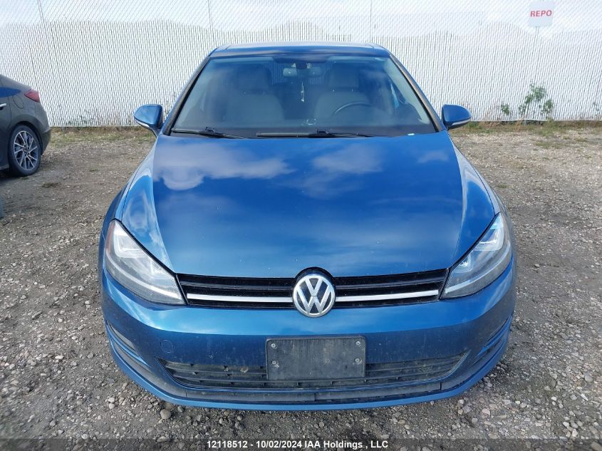 2015 Volkswagen Golf Tdi VIN: 3VW2A7AU9FM051273 Lot: 12118512