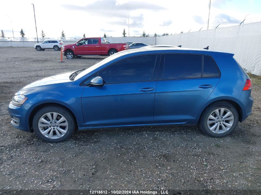 2015 Volkswagen Golf Tdi VIN: 3VW2A7AU9FM051273 Lot: 12118512