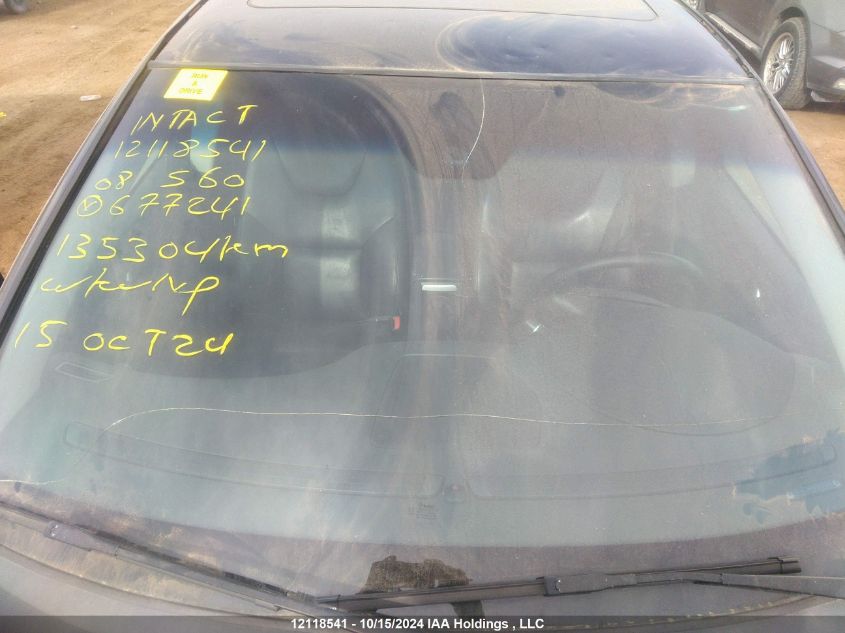 2008 Volvo S60 VIN: YV1RH592282677241 Lot: 12118541