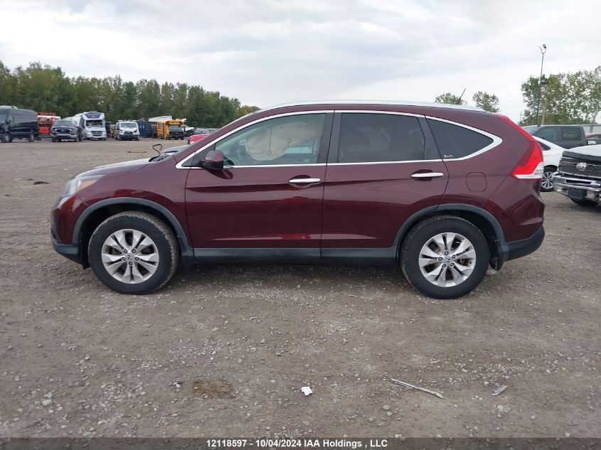 2012 Honda Cr-V Touring VIN: 2HKRM4H90CH112861 Lot: 12118597