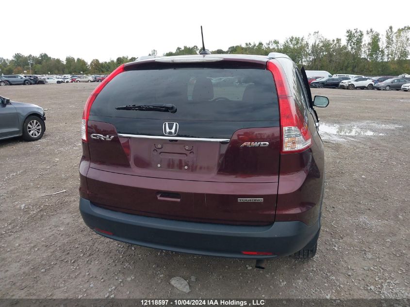 2012 Honda Cr-V Touring VIN: 2HKRM4H90CH112861 Lot: 12118597