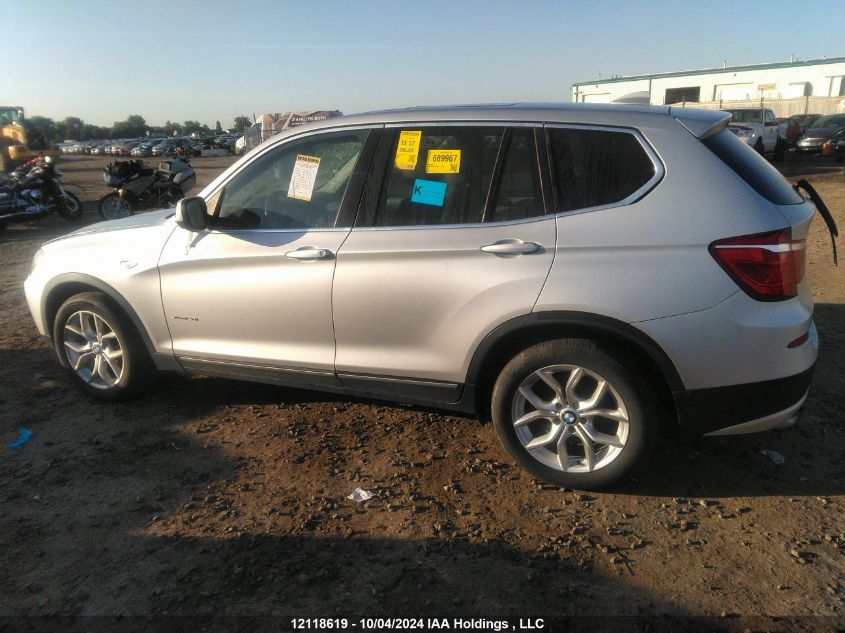 5UXWX9C59D0A12902 2013 BMW X3 xDrive28I