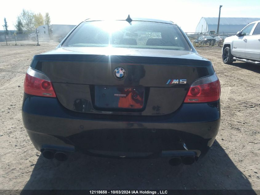 2006 BMW M5 VIN: WBSNB93506B583705 Lot: 12118658