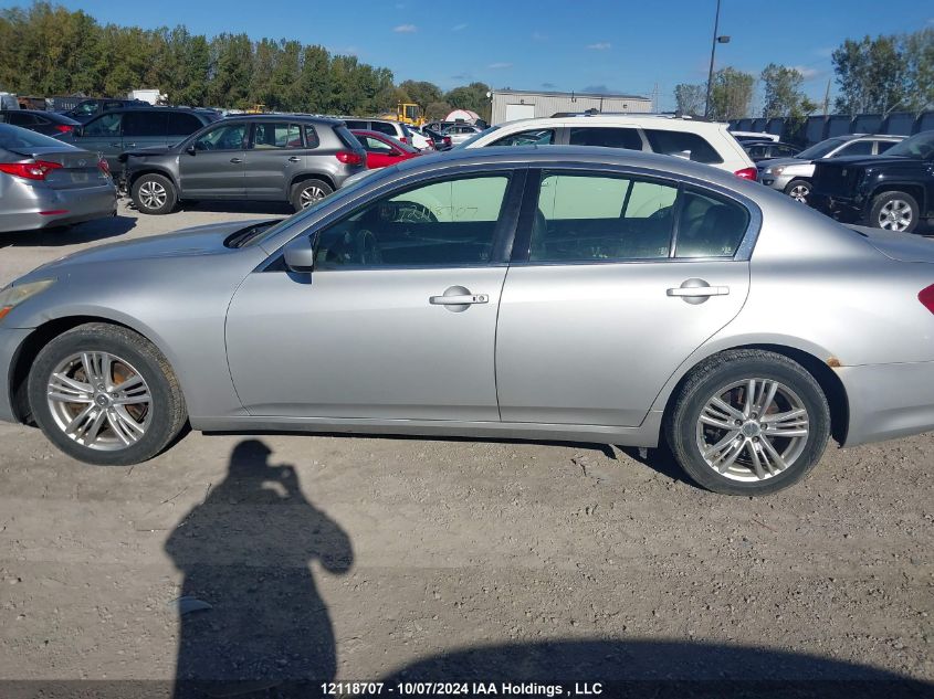 2010 Infiniti G37X VIN: JN1CV6AR2AM455492 Lot: 12118707
