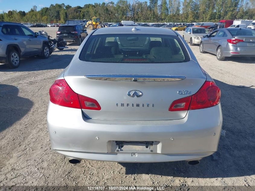 2010 Infiniti G37X VIN: JN1CV6AR2AM455492 Lot: 12118707