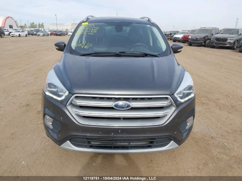 2017 Ford Escape Titanium VIN: 1FMCU9J98HUD70163 Lot: 12118751