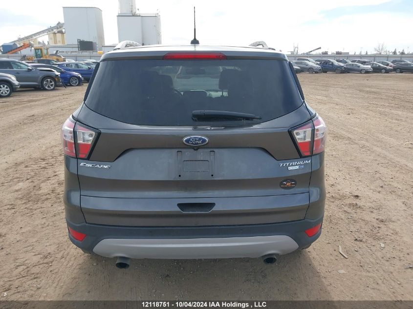 2017 Ford Escape Titanium VIN: 1FMCU9J98HUD70163 Lot: 12118751