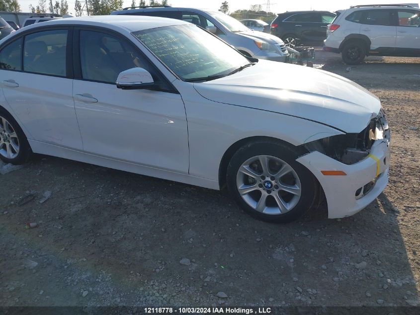 2013 BMW 3 Series VIN: WBA3C3C57DF982512 Lot: 12118778