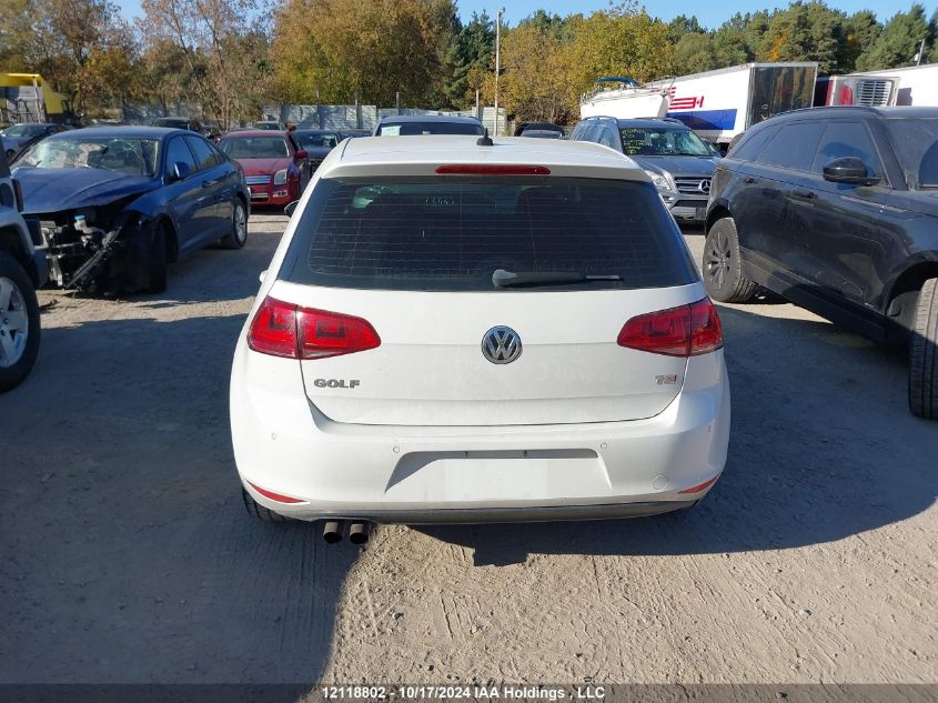 2016 Volkswagen Golf VIN: 3VW217AUXGM032538 Lot: 12118802