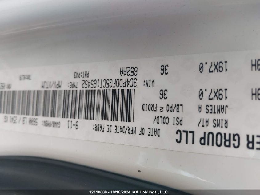 2012 Dodge Journey R/T VIN: 3C4PDDFG5CT165452 Lot: 12118808