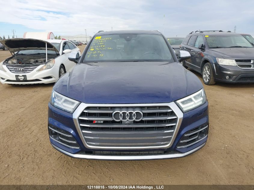 2018 Audi Sq5 VIN: WA1C4AFY6J2113388 Lot: 12118815