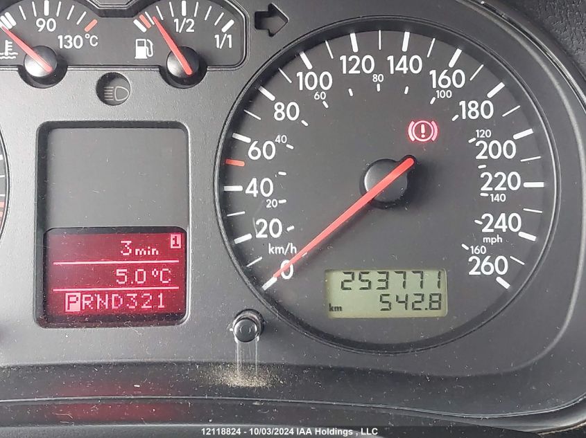 2002 Volkswagen Jetta Glx VIN: 3VWTG29M42M018802 Lot: 12118824