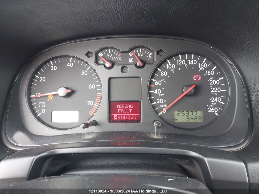 2002 Volkswagen Jetta Glx VIN: 3VWTG29M42M018802 Lot: 12118824