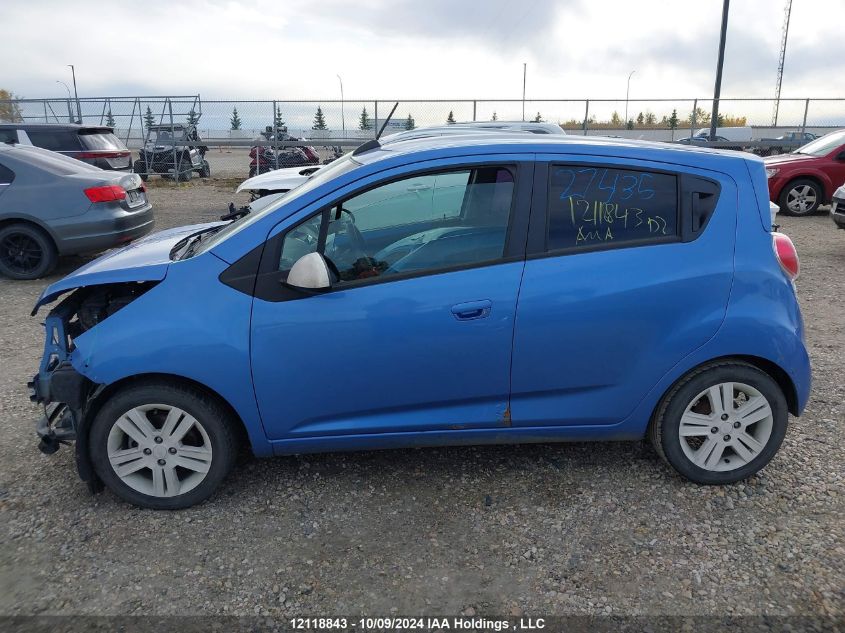 2015 Chevrolet Spark VIN: KL8CD6S92FC779319 Lot: 12118843