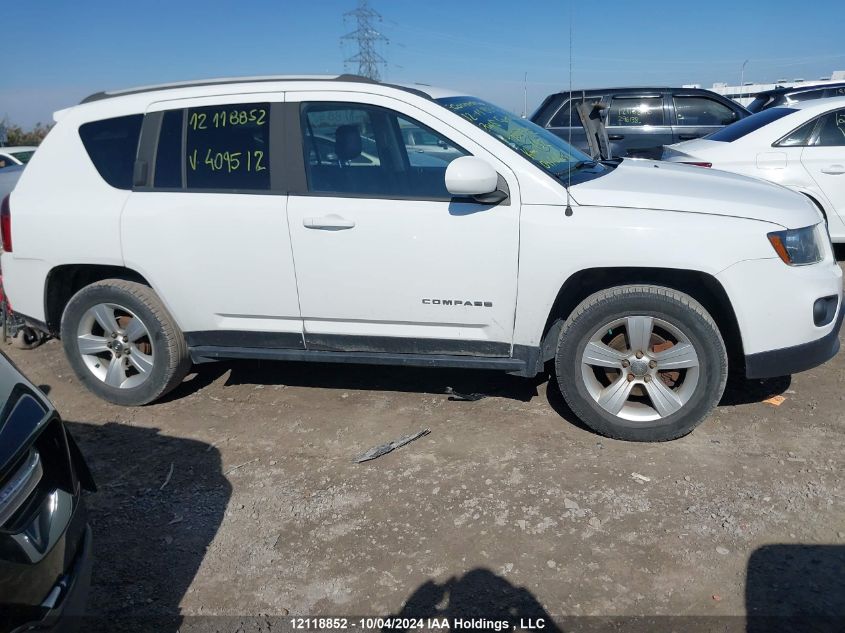 2015 Jeep Compass Sport/North VIN: 1C4NJCAB2FD409512 Lot: 12118852