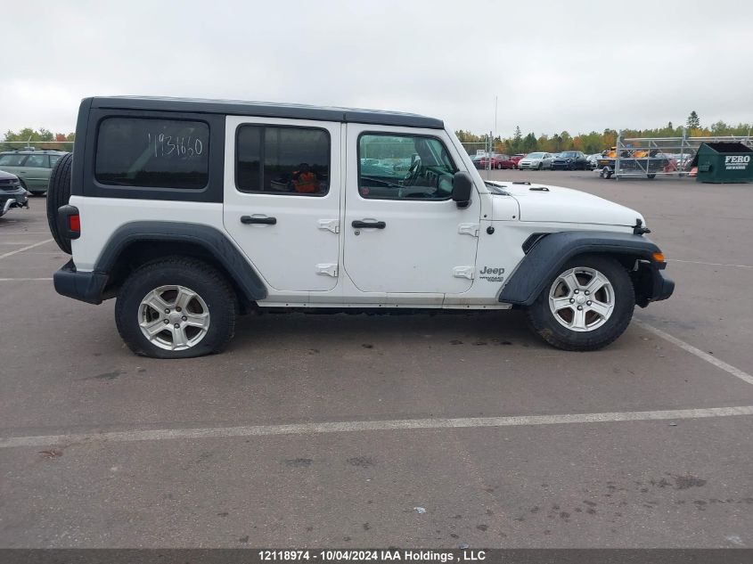 2020 Jeep Wrangler Unlimited Sport VIN: 1C4HJXDG6LW134206 Lot: 12118974