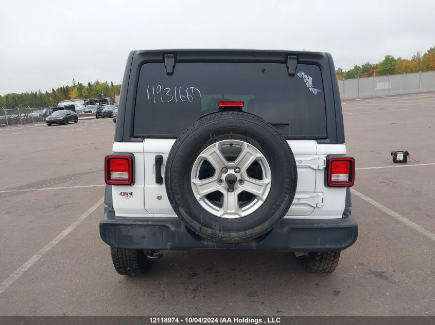 2020 Jeep Wrangler Unlimited Sport VIN: 1C4HJXDG6LW134206 Lot: 12118974