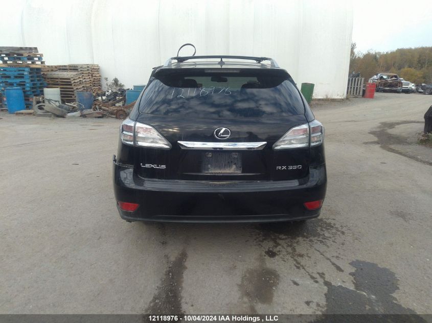 2010 Lexus Rx 350 VIN: 2T2BK1BA5AC025929 Lot: 12118976