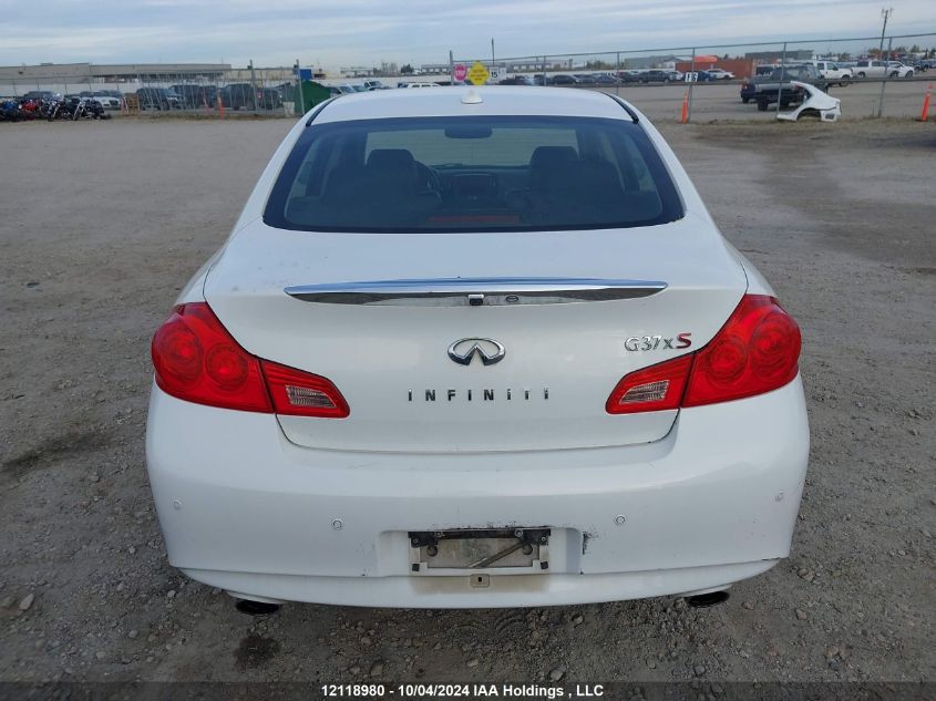 2012 Infiniti G37 VIN: JN1CV6AR1CM680263 Lot: 12118980