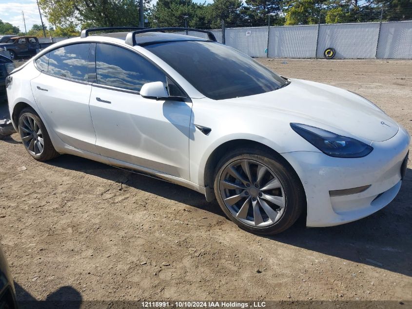 2021 Tesla Model 3 VIN: 5YJ3E1EA2MF047267 Lot: 12118991