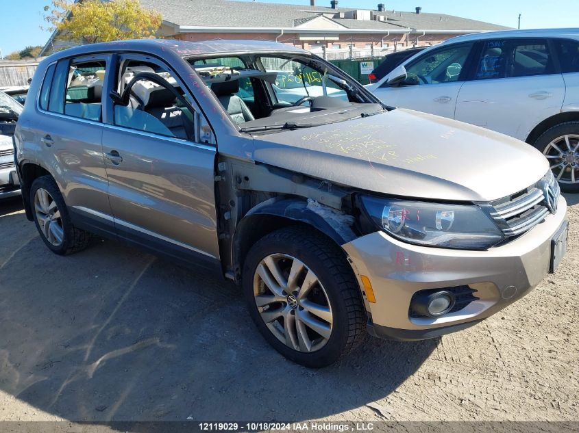 2015 Volkswagen Tiguan VIN: WVGJV7AX8FW097847 Lot: 12119029