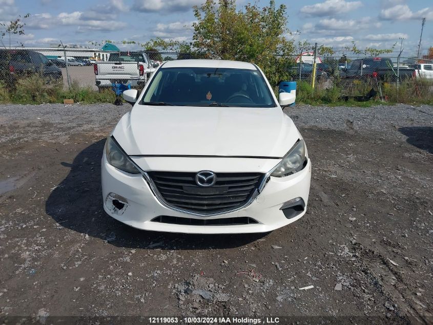 2014 Mazda Mazda3 VIN: JM1BM1U74E1216848 Lot: 12119053