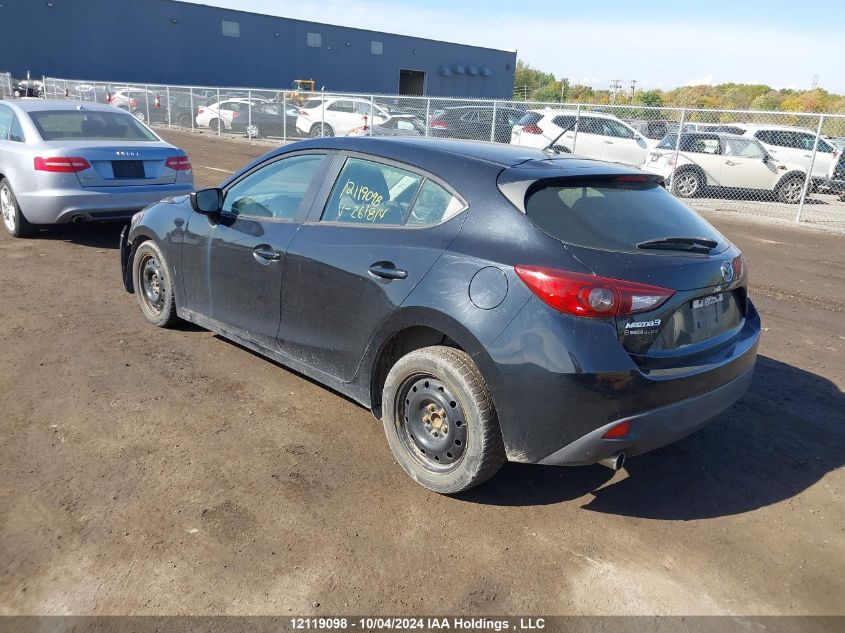 2016 Mazda Mazda3 VIN: 3MZBM1K76GM261814 Lot: 12119098