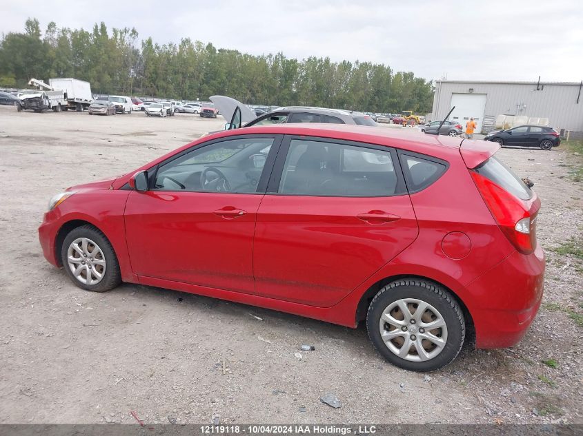 2013 Hyundai Accent Gl VIN: KMHCT5AE6DU111318 Lot: 12119118