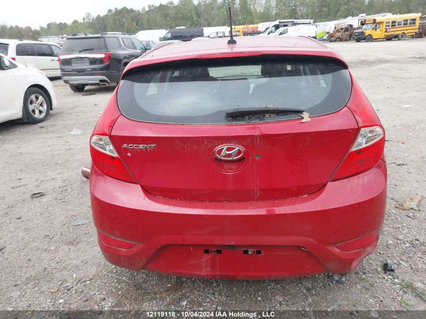 2013 Hyundai Accent Gl VIN: KMHCT5AE6DU111318 Lot: 12119118