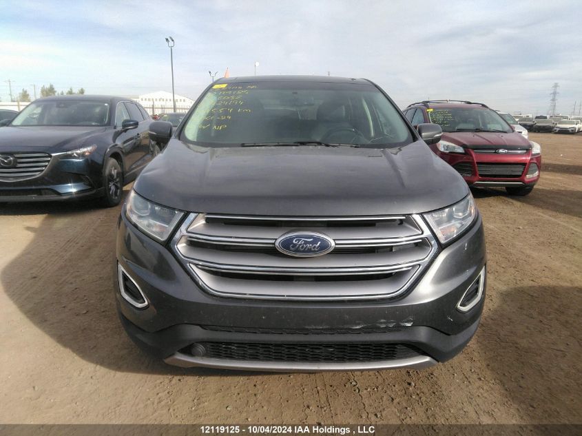 2016 Ford Edge Sel VIN: 2FMPK4J89GBB24194 Lot: 12119125